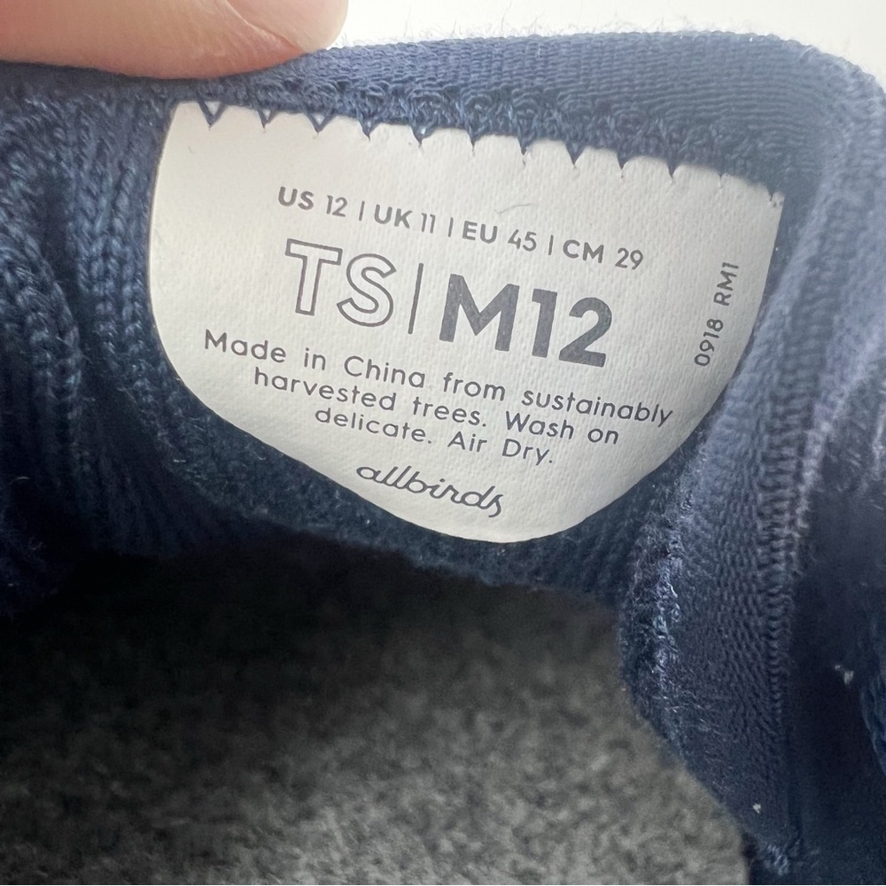 Allbirds Men's Blue Casual Sneakers - Picture 5 of 12